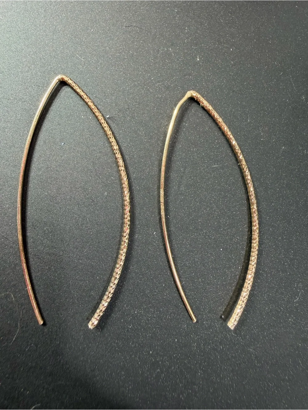925 Italy Dyadema Sterling Silver Hoop Earrings